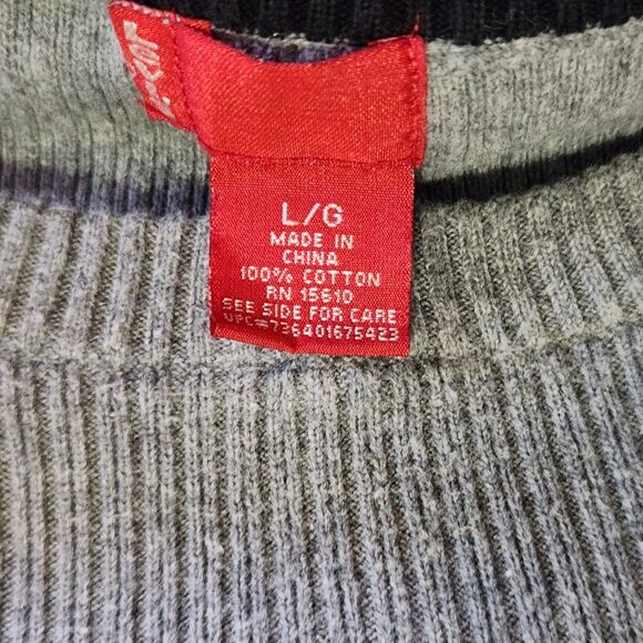 VTG Mens Levi's Sweater Size L 100% Cotton Red Tag Label Hiking Preppy USA Levis - Picture 7 of 15